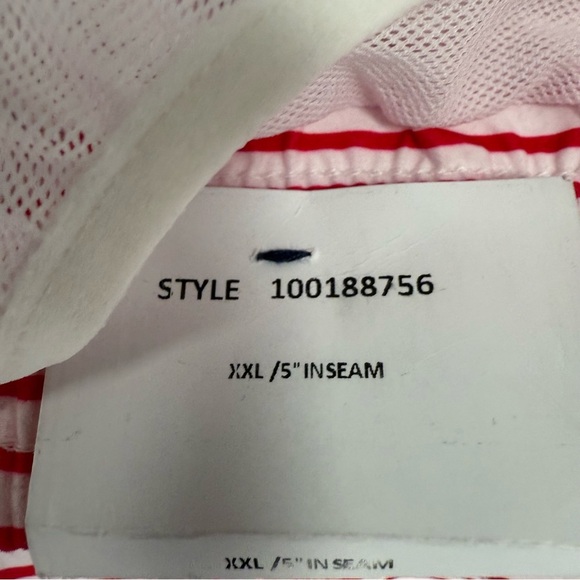 NWT Brooks Brothers Swim Trunks XXL Red Blue Flag Shorts Swimsuit *color Flaw - Picture 8 of 14